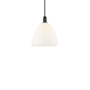 Innovations Lighting Bristol 12" Wide Pendant Matte Black / Matte White