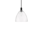 Innovations Lighting Bristol 12" Wide Pendant Matte Black / Clear