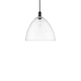 Innovations Lighting Bristol 16" Wide Pendant Matte Black / Clear
