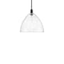 Innovations Lighting Bristol 16" Wide Pendant Matte Black / Seedy