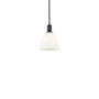 Innovations Lighting Bristol 8" Wide Mini Pendant Matte Black / Matte White