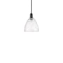 Innovations Lighting Bristol 9" Wide Mini Pendant Matte Black / Seedy