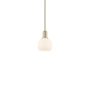 Innovations Lighting Athens 6" Wide Mini Pendant Champagne Bronze / Matte White