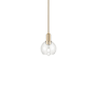 Innovations Lighting Athens 6" Wide Mini Pendant Champagne Bronze / Clear