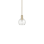 Innovations Lighting Athens 6" Wide Mini Pendant Champagne Bronze / Seedy