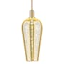 Innovations Lighting Chelsea 8" Wide Mini Pendant with Mercury Glass Shade Champagne Bronze