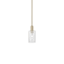 Innovations Lighting Clymer 5" Wide Mini Pendant Champagne Bronze / Seedy