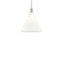 Innovations Lighting Berkshire Glass 16" Wide Pendant Champagne Bronze / Matte White