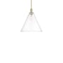 Innovations Lighting Berkshire Glass 16" Wide Pendant Champagne Bronze / Clear