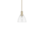 Innovations Lighting Bristol 8" Wide Mini Pendant Champagne Bronze / Clear