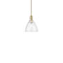 Innovations Lighting Bristol 8" Wide Mini Pendant Champagne Bronze / Seedy