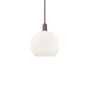 Innovations Lighting Athens 14" Wide Pendant Oil Rubbed Bronze / Matte White