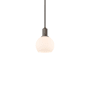 Innovations Lighting Athens 6" Wide Mini Pendant Oil Rubbed Bronze / Matte White