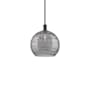 Innovations Lighting Athens Deco Swirl 14" Wide Pendant Oil Rubbed Bronze / Light Smoke Deco Swirl