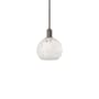 Innovations Lighting White Mouchette 8" Wide Mini Pendant Oil Rubbed Bronze / White Mouchette