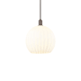 Innovations Lighting White Venetian 14" Wide Pendant Oil Rubbed Bronze / White Venetian
