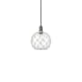 Innovations Lighting Farmhouse Rope 10" Wide Mini Pendant Oil Rubbed Bronze / Clear Glass with White Rope