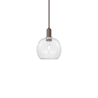 Innovations Lighting Athens 8" Wide Mini Pendant Oil Rubbed Bronze / Clear