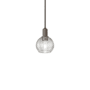 Innovations Lighting Athens 6" Wide Mini Pendant Oil Rubbed Bronze / Clear Basketweave