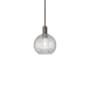Innovations Lighting Athens 8" Wide Mini Pendant Oil Rubbed Bronze / Clear Basketweave
