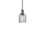 Innovations Lighting Caledonia 5" Wide Mini Pendant Oil Rubbed Bronze / Charcoal