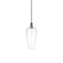 Innovations Lighting Chelsea 8" Wide Mini Pendant Oil Rubbed Bronze / Clear Deco Swirl