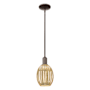 Innovations Lighting Preston 6" Wide Mini Pendant Oil Rubbed Bronze / Mercury