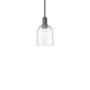 Innovations Lighting Bella 6" Wide Mini Pendant Oil Rubbed Bronze / Clear