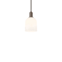 Innovations Lighting Bella 6" Wide Mini Pendant Oil Rubbed Bronze / White