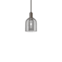 Innovations Lighting Bella 6" Wide Mini Pendant Oil Rubbed Bronze / Light Smoke