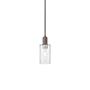 Innovations Lighting Clymer 5" Wide Mini Pendant Oil Rubbed Bronze / Clear