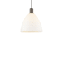 Innovations Lighting Berkshire Glass 12" Wide Pendant Oil Rubbed Bronze / Matte White