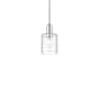 Innovations Lighting Cobbleskill 5" Wide Mini Pendant Polished Chrome / Deco Swirl