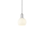 Innovations Lighting White Venetian 6" Wide Mini Pendant Polished Chrome / White Venetian