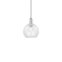 Innovations Lighting Athens 8" Wide Mini Pendant Polished Chrome / Clear