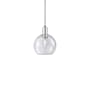 Innovations Lighting Athens 8" Wide Mini Pendant Polished Chrome / Seedy