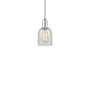 Innovations Lighting Caledonia 5" Wide Mini Pendant Polished Chrome / Mouchette