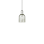 Innovations Lighting Caledonia 5" Wide Mini Pendant Polished Chrome / Mica