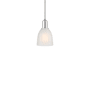 Innovations Lighting Brookfield 6" Wide Mini Pendant Polished Chrome / White