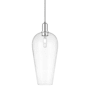 Innovations Lighting Chelsea 8" Wide Mini Pendant Polished Chrome / Clear Deco Swirl