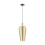 Innovations Lighting Chelsea 8" Wide Mini Pendant Polished Chrome / Mercury Deco Swirl