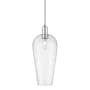 Innovations Lighting Chelsea 8" Wide Mini Pendant Polished Chrome / Seedy Deco Swirl