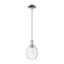 Innovations Lighting Preston 6" Wide Mini Pendant Polished Chrome / Clear