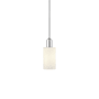 Innovations Lighting Clymer 5" Wide Mini Pendant Polished Chrome / Matte White