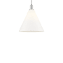 Innovations Lighting Berkshire Glass 16" Wide Pendant Polished Chrome / Matte White