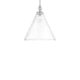 Innovations Lighting Berkshire Glass 16" Wide Pendant Polished Chrome / Clear