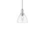 Innovations Lighting Bristol 8" Wide Mini Pendant Polished Chrome / Clear