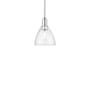 Innovations Lighting Bristol 8" Wide Mini Pendant Polished Chrome / Seedy