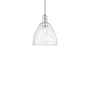 Innovations Lighting Bristol 9" Wide Mini Pendant Polished Chrome / Seedy