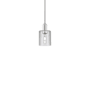 Innovations Lighting Cobbleskill 5" Wide Mini Pendant Polished Nickel / Clear